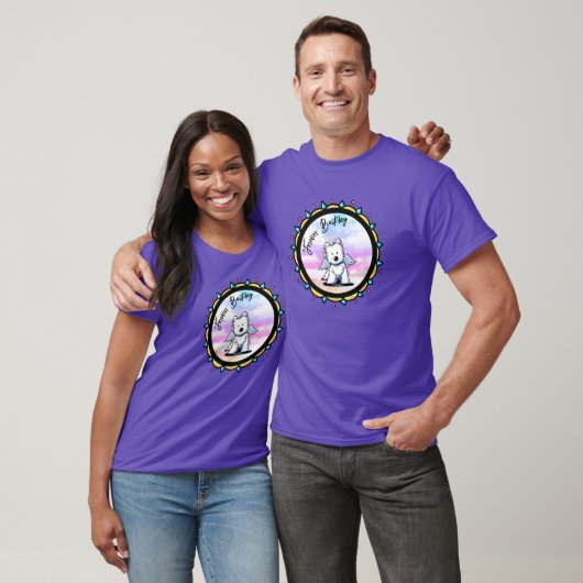 Gepersonaliseerde Westie Angel T-Shirt (Unisex)