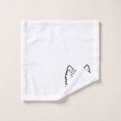 Gepersonaliseerde Westie Meisje Bad Handdoek (Wasdoekje)