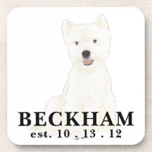 Gepersonaliseerde Westie West Highland Terrier