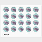 Gepersonaliseerde Whale Stickers Envelope Seals (Vel)