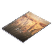 Gepersonaliseerde Wheat Rustic country Notitieboek (Linkerzijde)