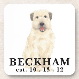 Gepersonaliseerde Wheaten Terrier Bier Onderzetter