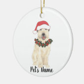 Gepersonaliseerde Wheaten Terrier Keramisch Ornament (Links)