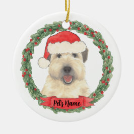 Gepersonaliseerde Wheaten Terrier Keramisch Ornament