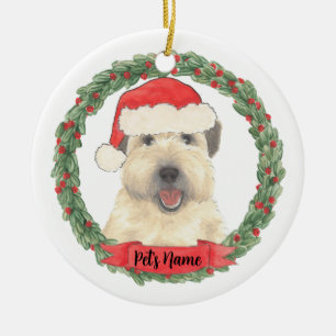 Gepersonaliseerde Wheaten Terrier Keramisch Ornament