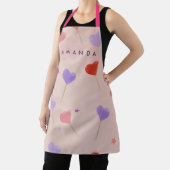 Gepersonaliseerde Whimsical Hart Lollypoppen Patro Schort (Insitu)