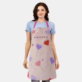 Gepersonaliseerde Whimsical Hart Lollypoppen Patro Schort (Gedragen)