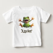 Gepersonaliseerde Whimsical Wonders Baby Frog T-sh (Voorkant)