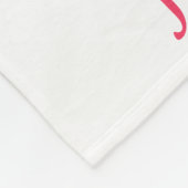 Gepersonaliseerde Whimsy Pink Cupcake Blanket Fleece Deken (Hoek)