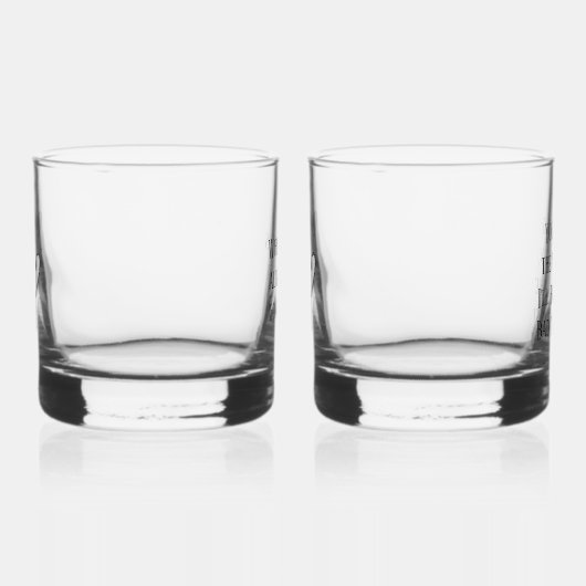 Gepersonaliseerde Whiskey Drinkware Set - Aangepas Whisky Glas (Rechts)