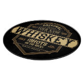 Gepersonaliseerde whisky op de Rocks Liquor Label  Snijplank (Hoek)
