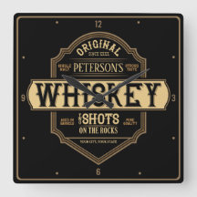Gepersonaliseerde whisky op de Rocks Liquor Label