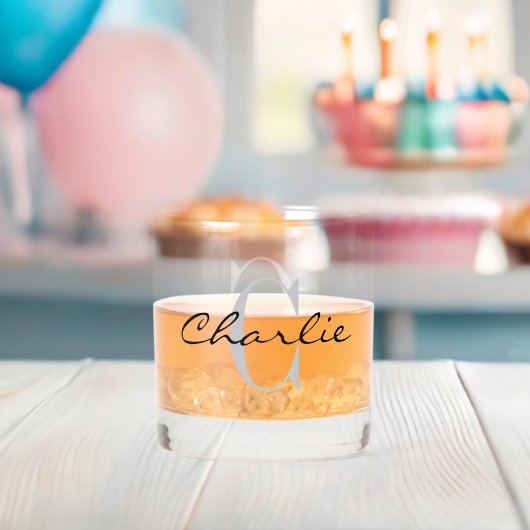 Gepersonaliseerde whiskyglazen met aangepaste naam whisky glas (Insitu (Baby Shower))