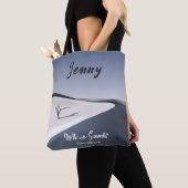Gepersonaliseerde White Sands New Mexico Canvas ta Tote Bag (Dichtbij)