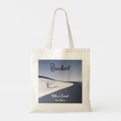 Gepersonaliseerde White Sands New Mexico Canvas ta Tote Bag (Achterkant)