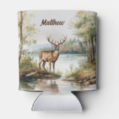 Gepersonaliseerde Whitetail hert koelbox Blikjeskoeler (Achterkant)