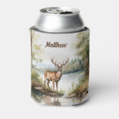 Gepersonaliseerde Whitetail hert koelbox Blikjeskoeler (Blikje Achterkant)