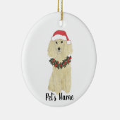 Gepersonaliseerde wieg (Blonde Golden Tan) Keramisch Ornament (Rechts)