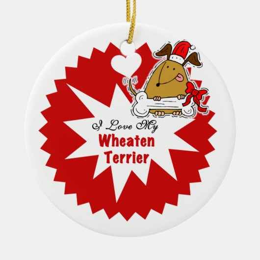 Gepersonaliseerde wielrenner Dog Keepomwille Ornam Keramisch Ornament (Voorkant)