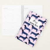 Gepersonaliseerde Wiener Dog Planner (Display)