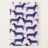 Gepersonaliseerde Wiener Dog Planner (Achterkant)