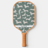 Gepersonaliseerde Wiener Hond, Worst Hond Boho Blo Pickleball Paddle (Voorkant)