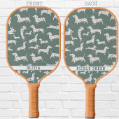 Gepersonaliseerde Wiener Hond, Worst Hond Boho Blo Pickleball Paddle