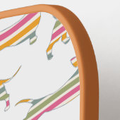 Gepersonaliseerde Wiener Hond, Worst Hond Kleurrij Pickleball Paddle (Links Detail)