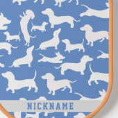 Gepersonaliseerde Wiener hond, worstenhond Pickleball Paddle