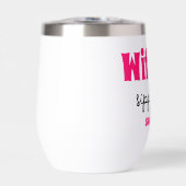 Gepersonaliseerde Wifey's Sippy Cup Wijn Tumbler (Voorkant)