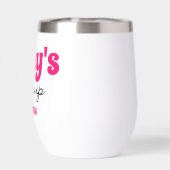Gepersonaliseerde Wifey's Sippy Cup Wijn Tumbler (Achterkant)