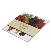 Gepersonaliseerde Wijn Grote Tegel Trivet Tegeltje (Zijkant)