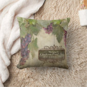 Gepersonaliseerde wijnbouw wijngaard op wijngaarde kussen (Deken)