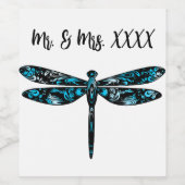 Gepersonaliseerde wijnflesetiketten wijn etiket (Enkel label)