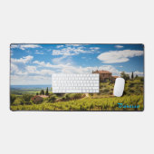 Gepersonaliseerde wijngaard Desk Mat (Keyboard & Muis)