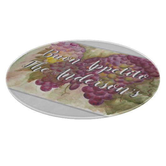 Gepersonaliseerde wijnland Toscaans geïnspireerd Snijplank (Hoek)