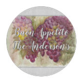 Gepersonaliseerde wijnland Toscaans geïnspireerd Snijplank (Voorkant)