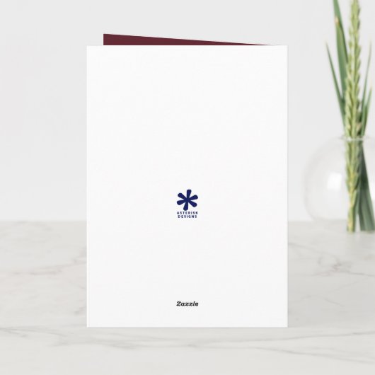 Gepersonaliseerde wijnoogsten kaart (Achterkant)