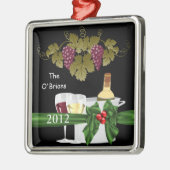 GEPERSONALISEERDE WIJNVERLIEZEN 2012 METALEN ORNAMENT (Links)