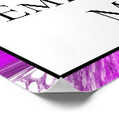 Gepersonaliseerde wil je me trouwen poster (Hoek)