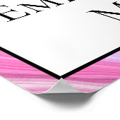 Gepersonaliseerde wil je me trouwen poster (Hoek)