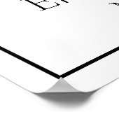 Gepersonaliseerde wil je me trouwen poster (Hoek)