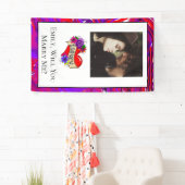 Gepersonaliseerde wil je me trouwen spandoek (Insitu)