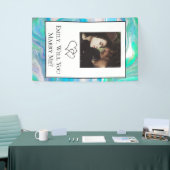 Gepersonaliseerde wil je me trouwen spandoek (Beurs)