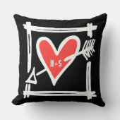 Gepersonaliseerde wil je me trouwen? voorstel-behu kussen (Voorkant)