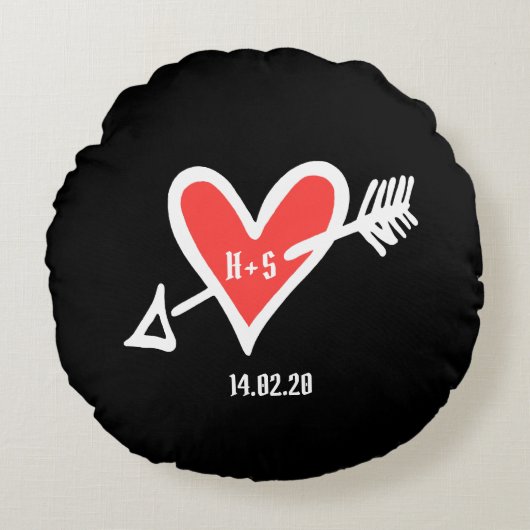 Gepersonaliseerde wil je me trouwen? voorstel-behu rond kussen (Voorkant)