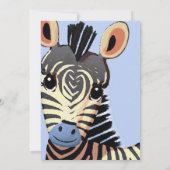 Gepersonaliseerde Wild Animal verjaardagsfeestje Kaart (Achterkant)