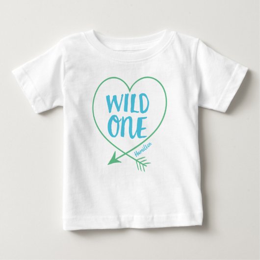 Gepersonaliseerde Wild One Boys Eerste Verjaardag (Voorkant)