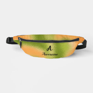 Gepersonaliseerde Wild Rusty Olive Green Heuptasje