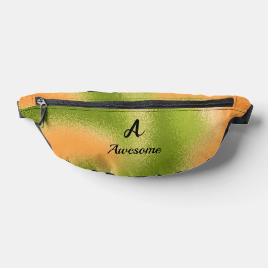 Gepersonaliseerde Wild Rusty Olive Green Heuptasje (Liggend)